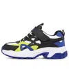 Skechers Stamina K 'black Blue Yellow' In Multi