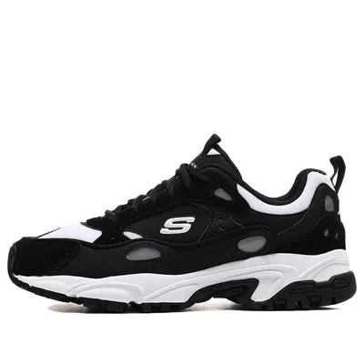 Skechers Stamina Low Running Shoes Black/white