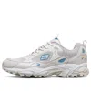 Skechers Stamina Running Shoes Grey/blue In Gray