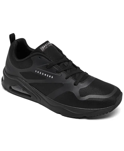 Skechers Street Men's Tres-air Uno In Bbk-black