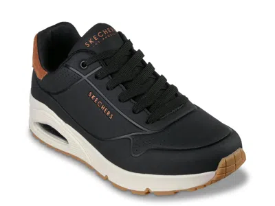 Skechers Street Uno Suited On Air Sneaker In Black