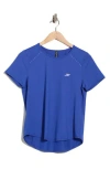 Skechers Stripe Peformance T-shirt In Blue