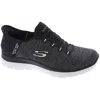 Skechers Womens Colorblock Man Made Slip-on Sneakers In Multi