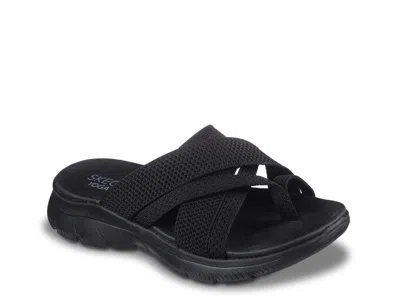 Skechers Summits Fantasy Walk Sandal In Black