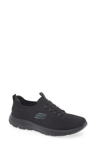 Skechers Summits Knit Sneaker In Black