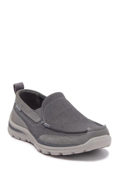 Skechers Superior Milford Loafer In Charcoal