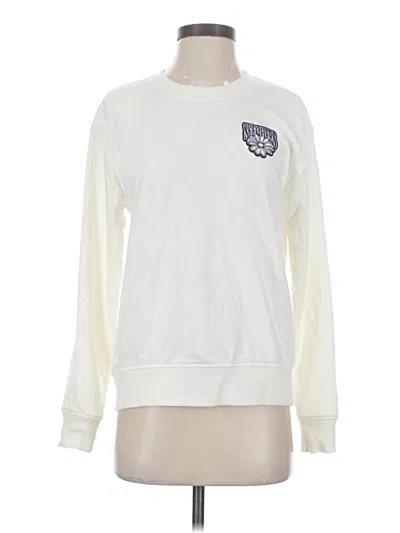 Pre-owned Skechers Sweatshirt In White