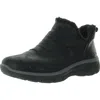 Skechers Sweet Treasure Womens Faux Fur Lined Manmade Slip-on Sneakers In Black
