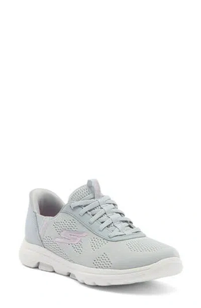 Skechers Swift-fit Go Walk 5 Sneaker In Gray