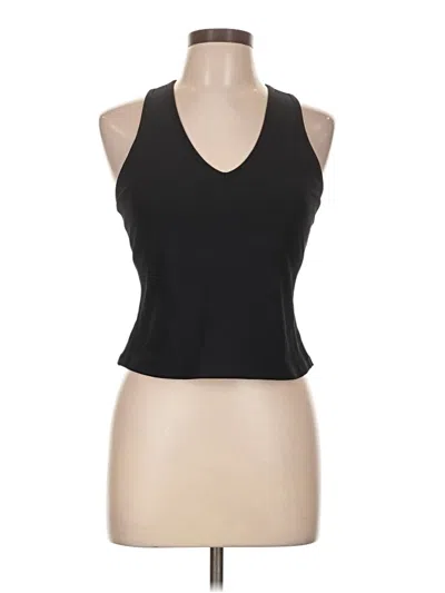 Pre-owned Skechers Tank Top Black Halter Neckline Tops