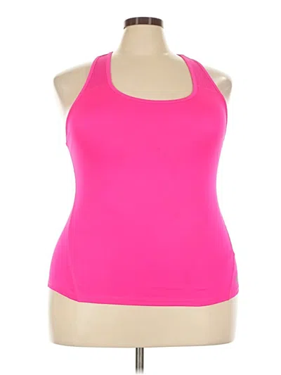 Pre-owned Skechers Tank Top Pink Halter Neckline Tops
