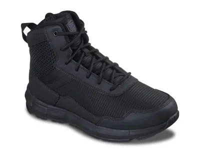 Skechers Terradraft Work Boot In Black