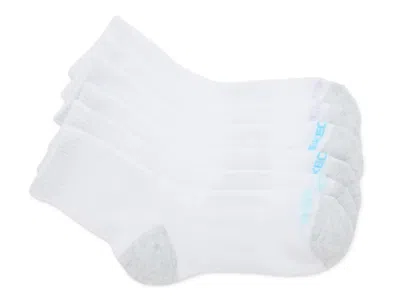 Skechers Terry Low Crew Socks 6 Pack In White