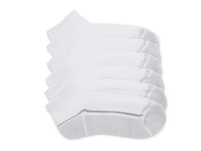 Skechers Terry No Show Socks 6 Pack In White