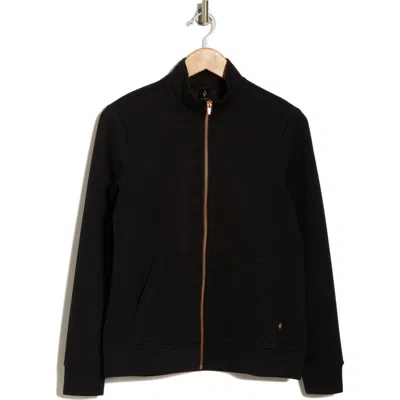 Skechers The Go Walk™ Hoodless Hoodie™ Zip Jacket In Black