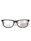 Skechers Tortoiseshell Square-frame Glasses In Black