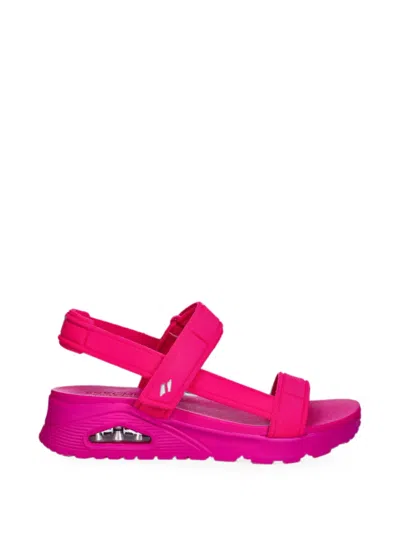 Skechers Touch-strap Sandals In Purple