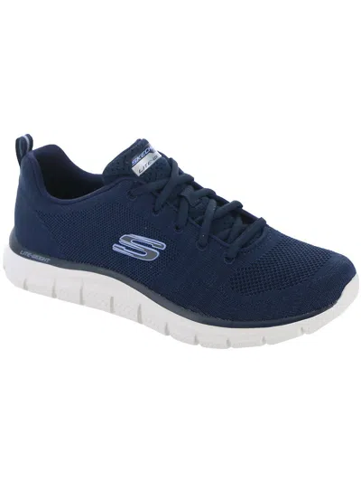 Skechers Track Daytime Dreamer Womens Lace-up Manmade Running & Training Shoes In Blue