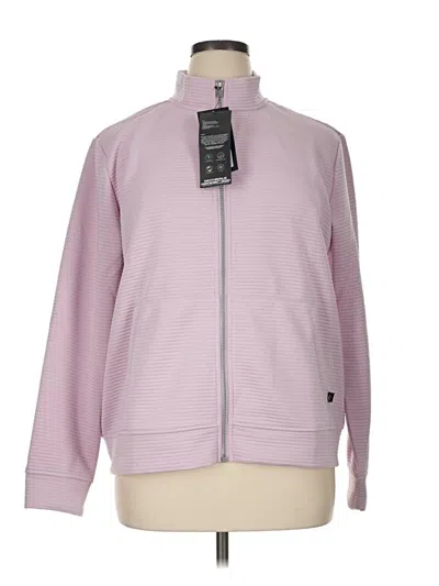 Pre-owned Skechers Track Jacket In Pink
