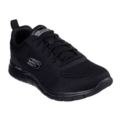 Skechers Track Leshur Womens Walking Shoes Wide Width In Black