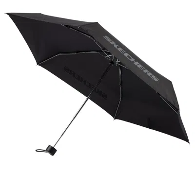 Skechers Travel Umbrella In Black