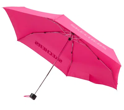 Skechers Travel Umbrella In Pink