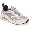 Skechers Tres Air Sneakers In Orange Mix In White/lavender