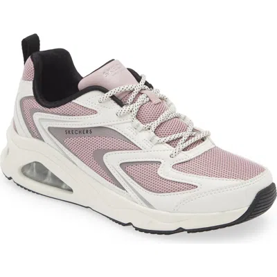 Skechers (wmns)  Tres-air Uno Street Fl-air 'white Lavender' In Purple