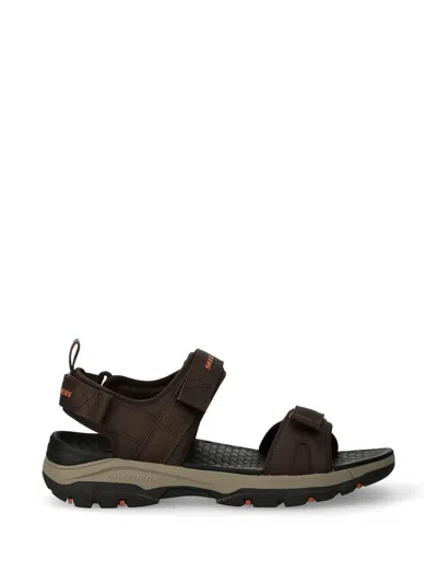 Skechers Tresmen Ryer Logo-detail Sandals In Brown