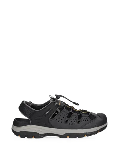 Skechers Tresmen Sandals In Black