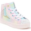 Skechers Twi-lites 2.0 Light-up High Top Sneaker In Pink/multi
