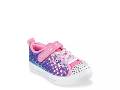 Skechers Twinkle Sparks Sequin Party Light Up Sneaker Kids' In Multi
