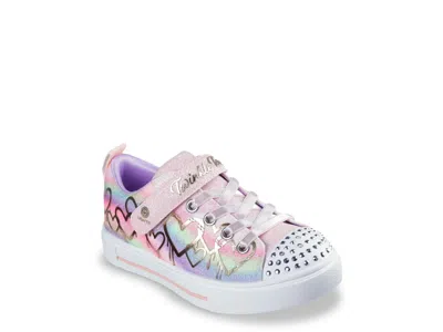 Skechers Twinkle Toes Twinkle Sparks Ombre Love Sneaker Kids' In White