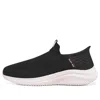 Skechers Ultra Flex 3.0 Smooth Step Mens Breathable Walking Slip-on Shoes In Black