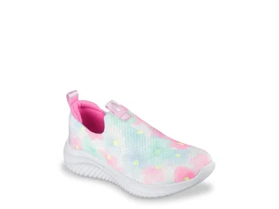 Skechers Ultra Flex 3.0 Floral Fab Slipon Sneaker Kids' In Multi