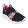 Skechers Ultra Flex 3.0 Rainbow Speed Little Kid Girls Sneakers In Multi