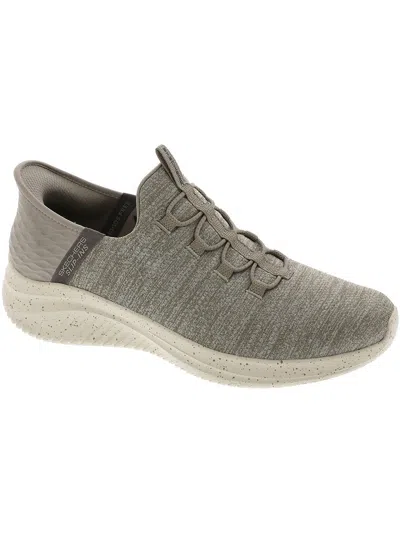 Skechers Ultra Flex 3.0 Right Away Mens Performance Lifestyle Slip-on Sneakers In Gray