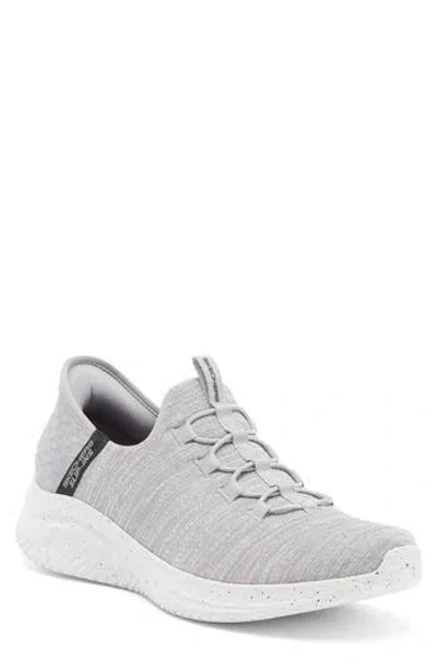 Skechers Ultra Flex 3.0 Right Away Slip-on Sneaker In Gray