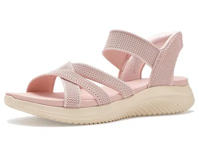 Skechers Ultra Flex 3.0 Sandal - Forever Better Hands Free Slip-ins In Animal Print