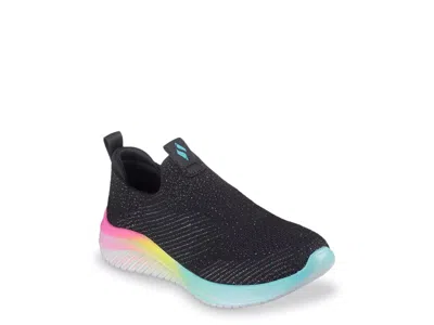 Skechers Ultra Flex 3.0 Shimmer Stroll Slipon Sneaker Kids' In Black