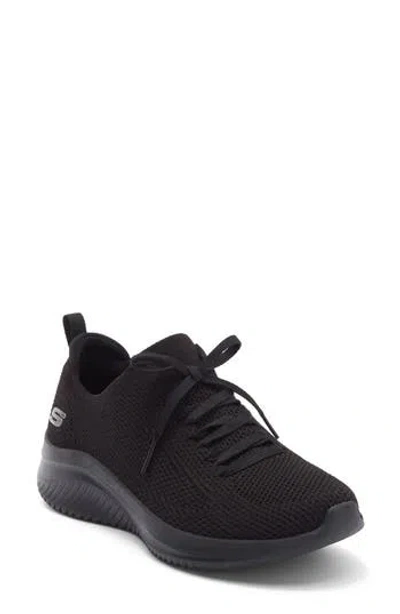 Skechers Ultra Flex 3.0 Slip-on Sneaker In Black