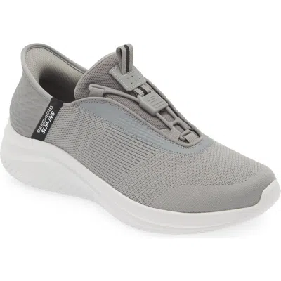 Skechers Ultra Flex 3.0 Slip-on Sneaker In Gray