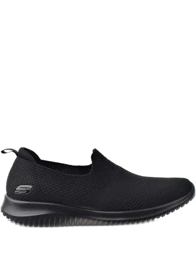 Skechers Ultra Flex-harmonius Knit Sneakers In Black