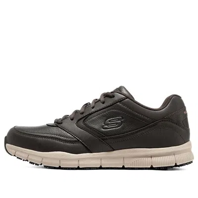 Skechers Umbro Nacy Net Trainers 'dark Brown' In Black