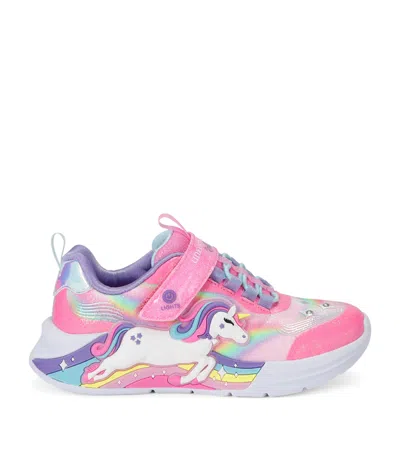 SKECHERS UNICORN CHASER LIGHT-UP SNEAKERS