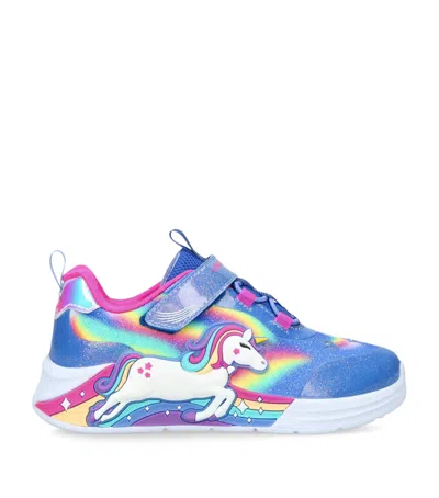 Skechers Kids' Unicorn Chaser Sneakers In Blue