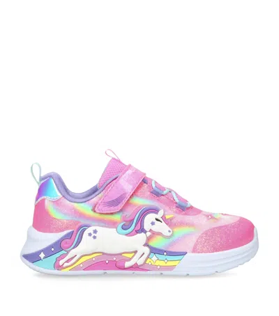 Skechers Kids' Unicorn Chaser Trainers In Pink