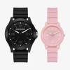 Skechers Unisex Adult Pink 2-pc. Watch Boxed Set Sr9141 In Pink