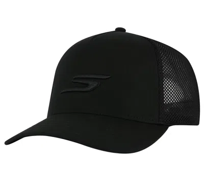 Skechers Unisex Essentials Trucker Hat In Black