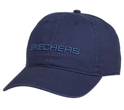 Skechers Unisex Force Baseball Hat In Navy